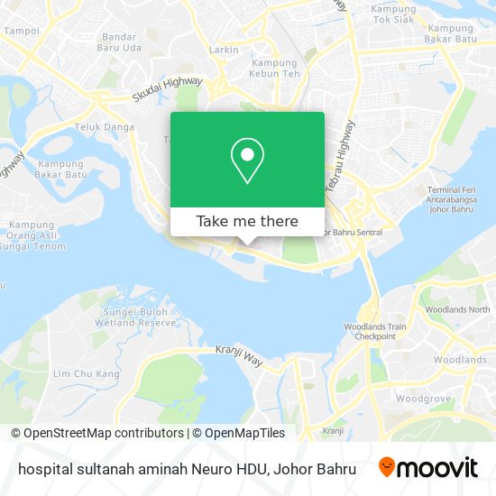 hospital sultanah aminah Neuro HDU map