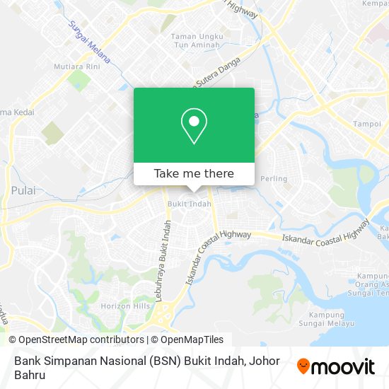 如何坐公交去johor Baharu的bank Simpanan Nasional Bsn Bukit Indah Moovit