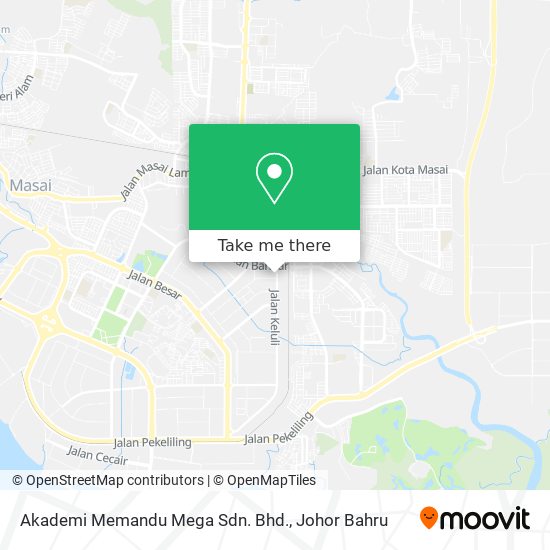 Akademi Memandu Mega Sdn. Bhd. map