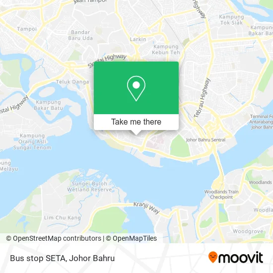 Bus stop SETA map