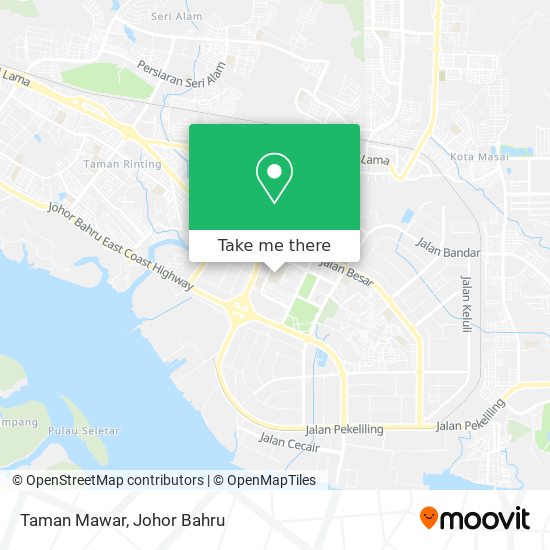 Taman Mawar map