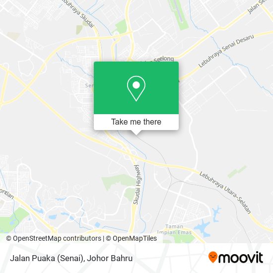 Jalan Puaka (Senai) map