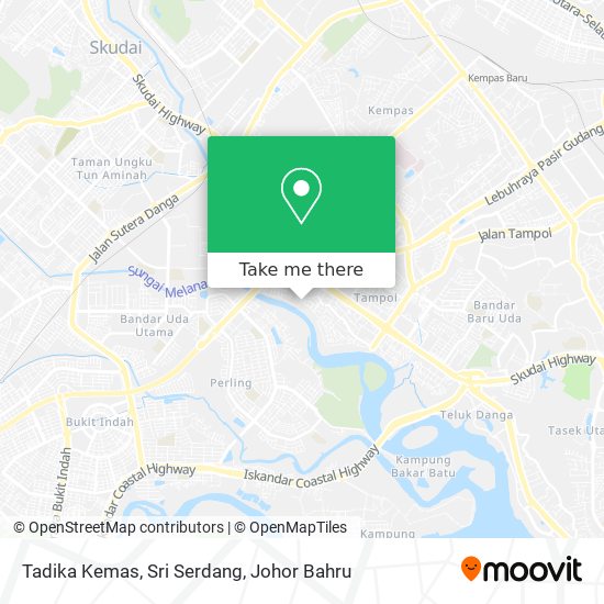 Tadika Kemas, Sri Serdang map