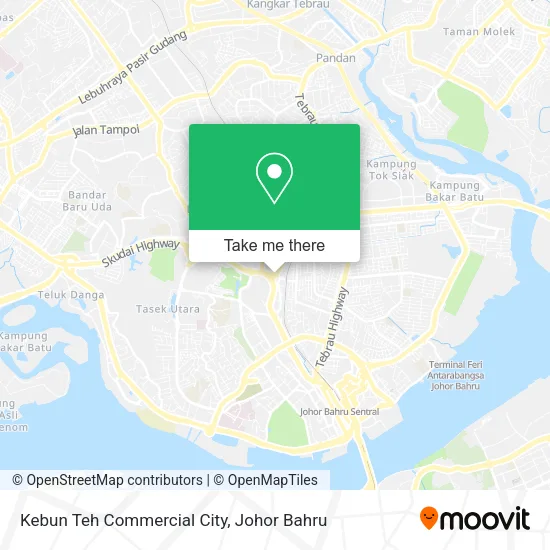 Kebun Teh Commercial City map