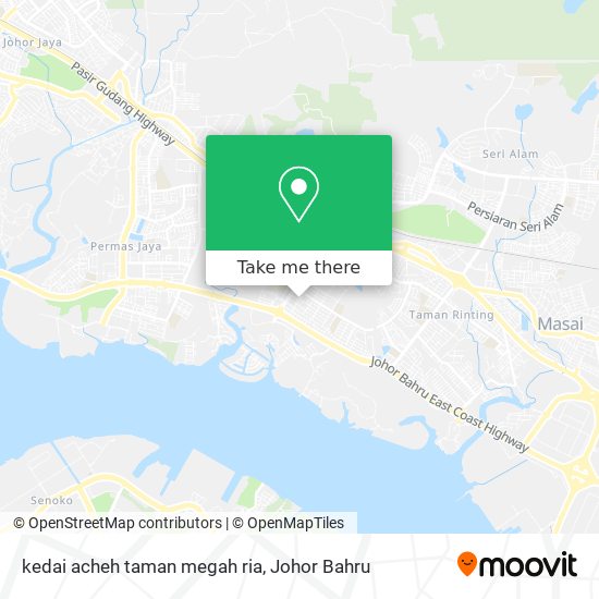 kedai acheh taman megah ria map