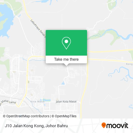 J10 Jalan Kong Kong map