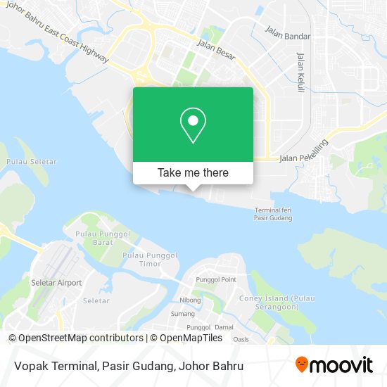Vopak Terminal, Pasir Gudang map