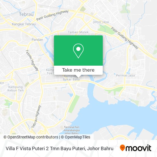 Villa F Vista Puteri 2 Tmn Bayu Puteri map