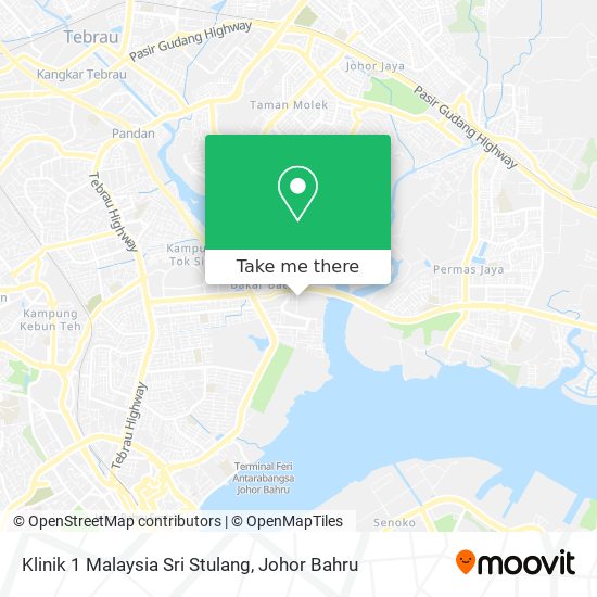 Klinik 1 Malaysia Sri Stulang map