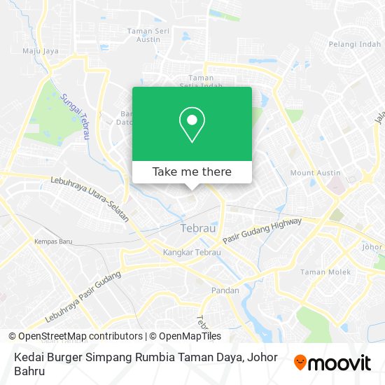 Kedai Burger Simpang Rumbia Taman Daya map