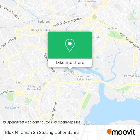 Blok N Taman Sri Stulang map