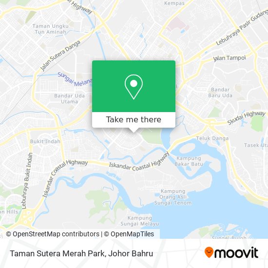 Taman Sutera Merah Park map
