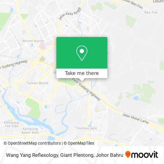 Wang Yang Reflexology, Giant Plentong map