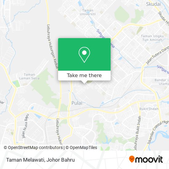 Taman Melawati map