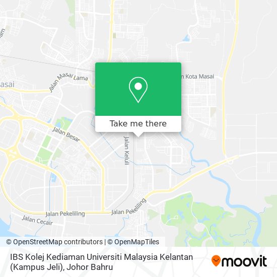 IBS Kolej Kediaman Universiti Malaysia Kelantan (Kampus Jeli) map