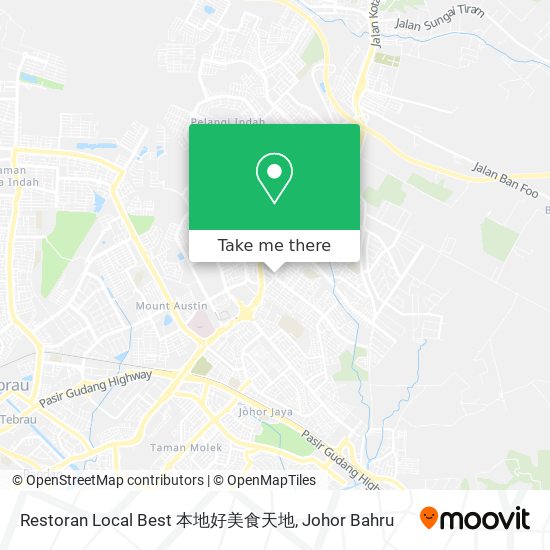 Restoran Local Best 本地好美食天地 map