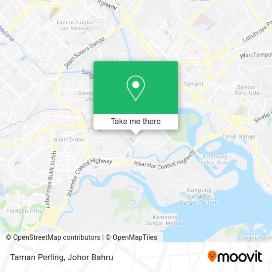 Taman Perling map