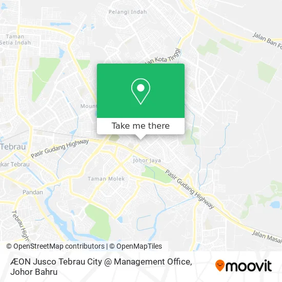 ÆON Jusco Tebrau City @ Management Office map