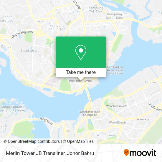 Merlin Tower JB Transliner map