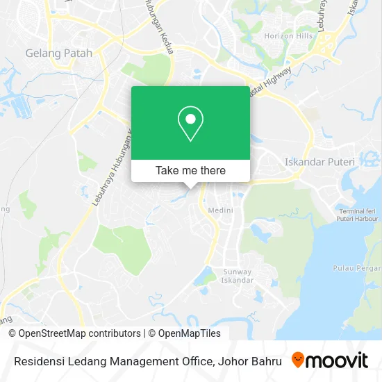 Residensi Ledang Management Office map
