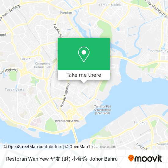 Restoran Wah Yew 华友 (财) 小食馆 map