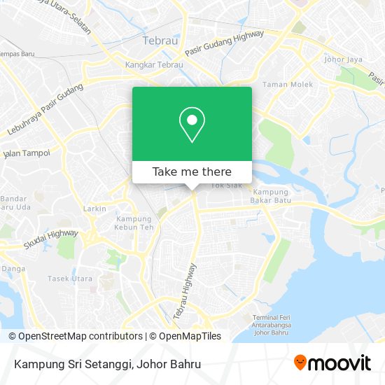 Kampung Sri Setanggi map