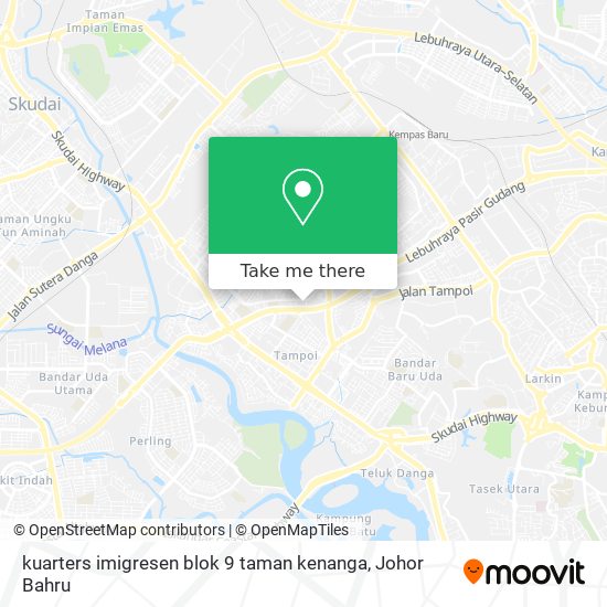 kuarters imigresen blok 9 taman kenanga map