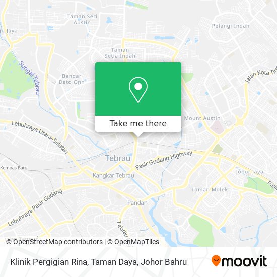 Klinik Pergigian Rina, Taman Daya map