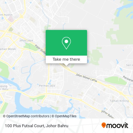 100 Plus Futsal Court map