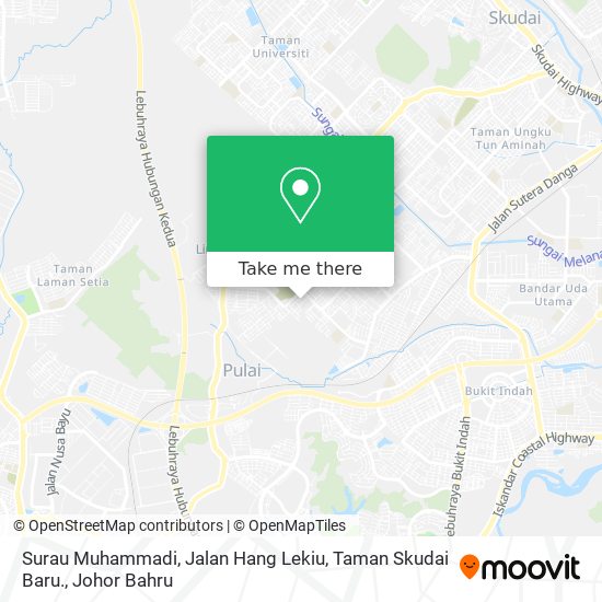 Surau Muhammadi, Jalan Hang Lekiu, Taman Skudai Baru. map