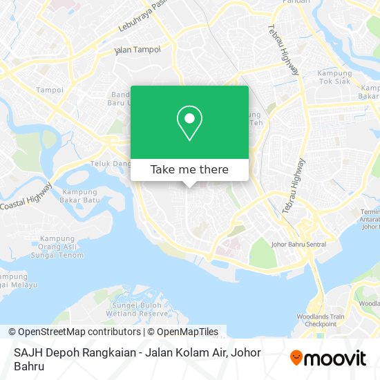 SAJH Depoh Rangkaian - Jalan Kolam Air map