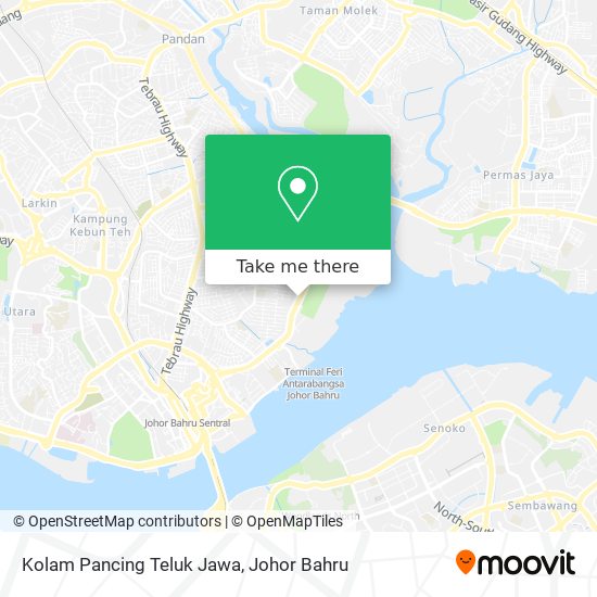 Kolam Pancing Teluk Jawa map