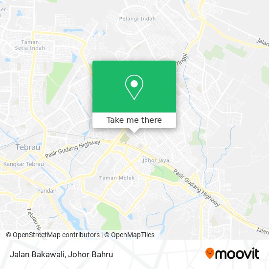 Jalan Bakawali map