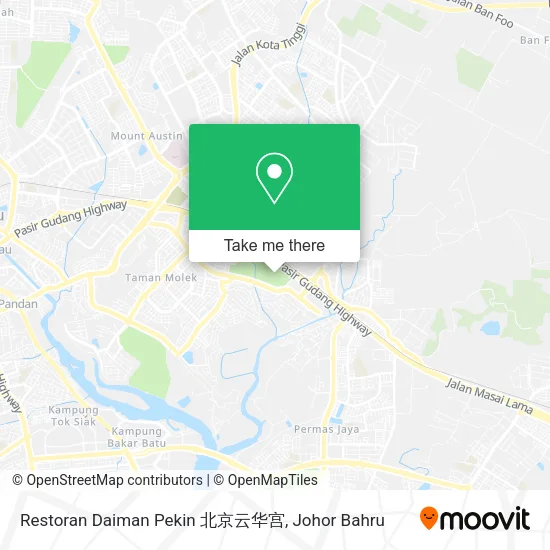 Restoran Daiman Pekin 北京云华宫 map