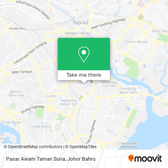 Pasar Awam Taman Suria map