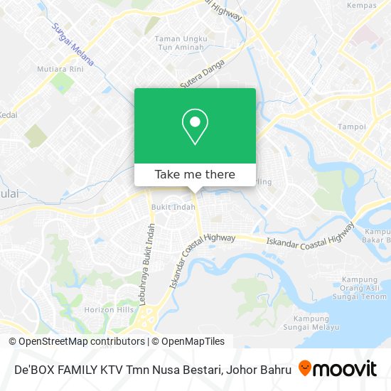 De'BOX FAMILY KTV Tmn Nusa Bestari map