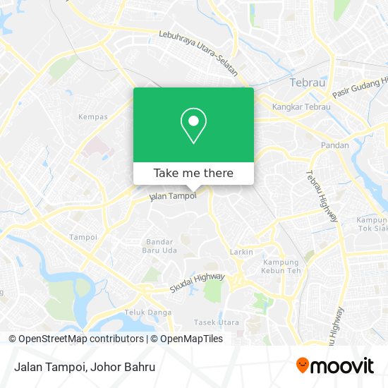 Jalan Tampoi map