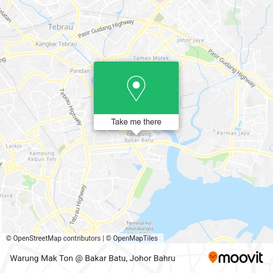 Warung Mak Ton @ Bakar Batu map