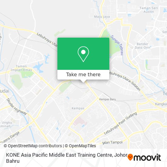 KONE Asia Pacific Middle East Training Centre map