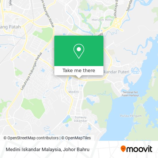 Medini Iskandar Malaysia map