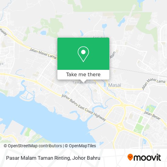 Pasar Malam Taman Rinting map