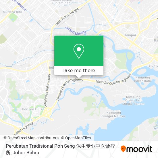 Perubatan Tradisional Poh Seng 保生专业中医诊疗所 map