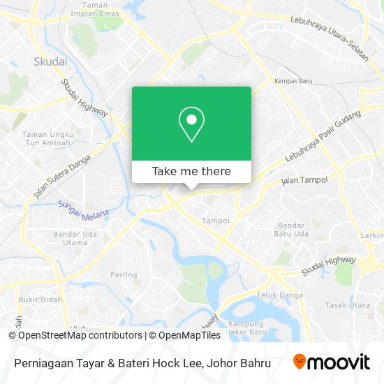 Perniagaan Tayar & Bateri Hock Lee map