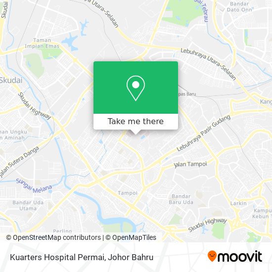 Kuarters Hospital Permai map