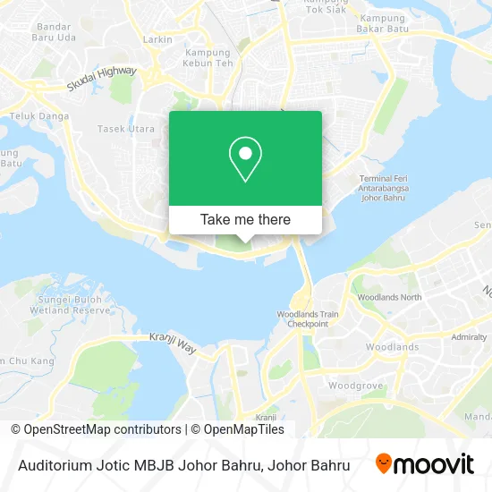 Auditorium Jotic MBJB Johor Bahru map