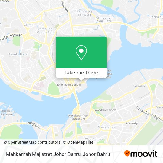 Mahkamah Majistret Johor Bahru map