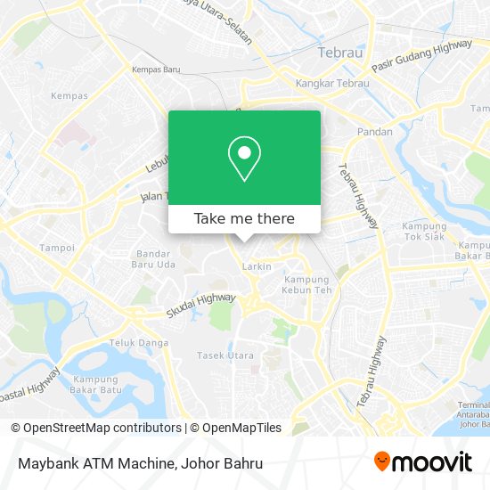 Maybank ATM Machine map