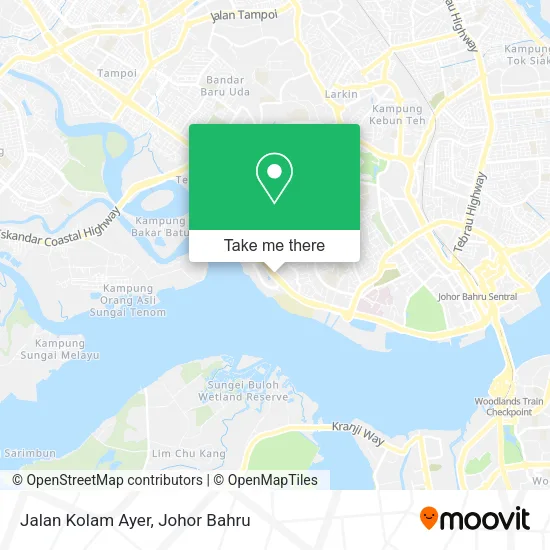Jalan Kolam Ayer map