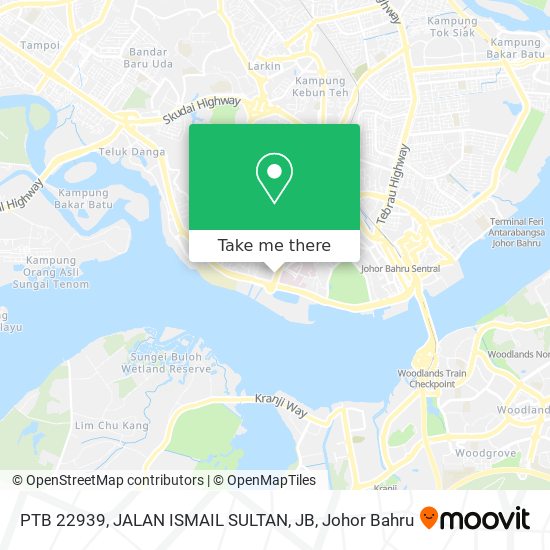 PTB 22939, JALAN ISMAIL SULTAN, JB map