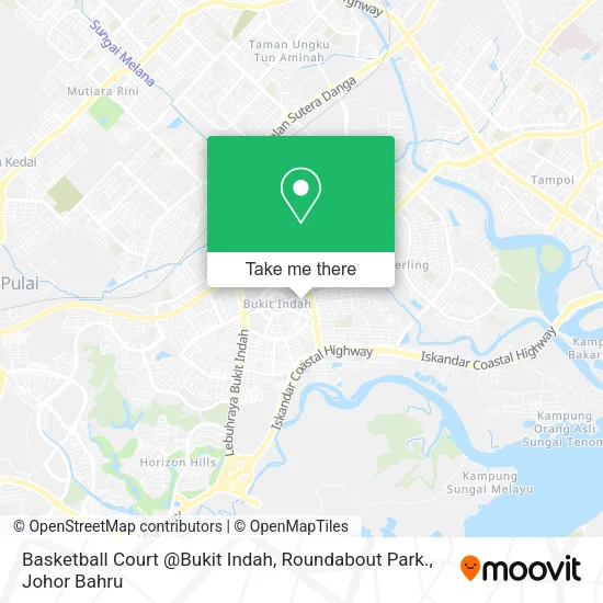 Basketball Court @Bukit Indah, Roundabout Park. map